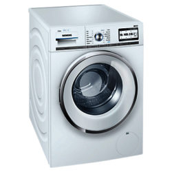 Siemens WM14Y892GB Freestanding Washing Machine, 9kg Load, A+++ Energy Rating, 1400rpm Spin, White